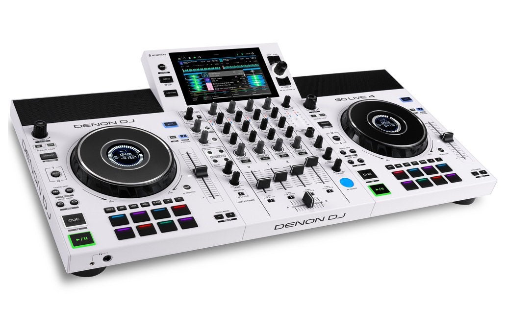 Denon DJ live 4 SC wit als nieuw, Muziek en Instrumenten, Dj-sets en Draaitafels, Ophalen of Verzenden, Zo goed als nieuw, Denon