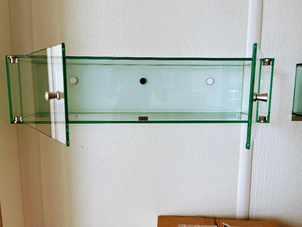 Vitrines en verre (7 pièces), 25 à 50 cm, Moins de 100 cm, Comme neuf, Enlèvement