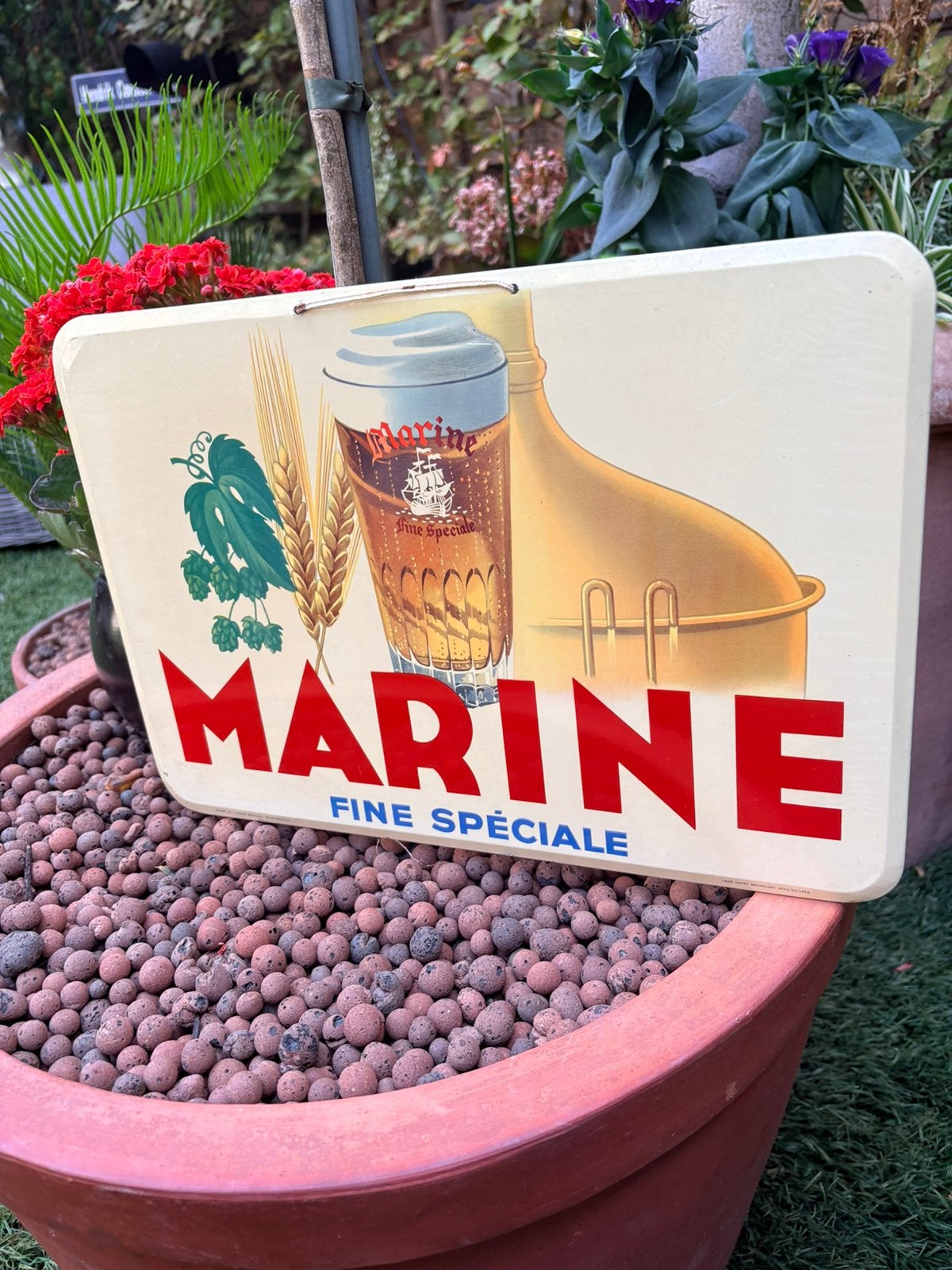 Zeldzame Bblikken reclame Marine ( navi)  1953, Verzamelen, Ophalen of Verzenden, Zo goed als nieuw