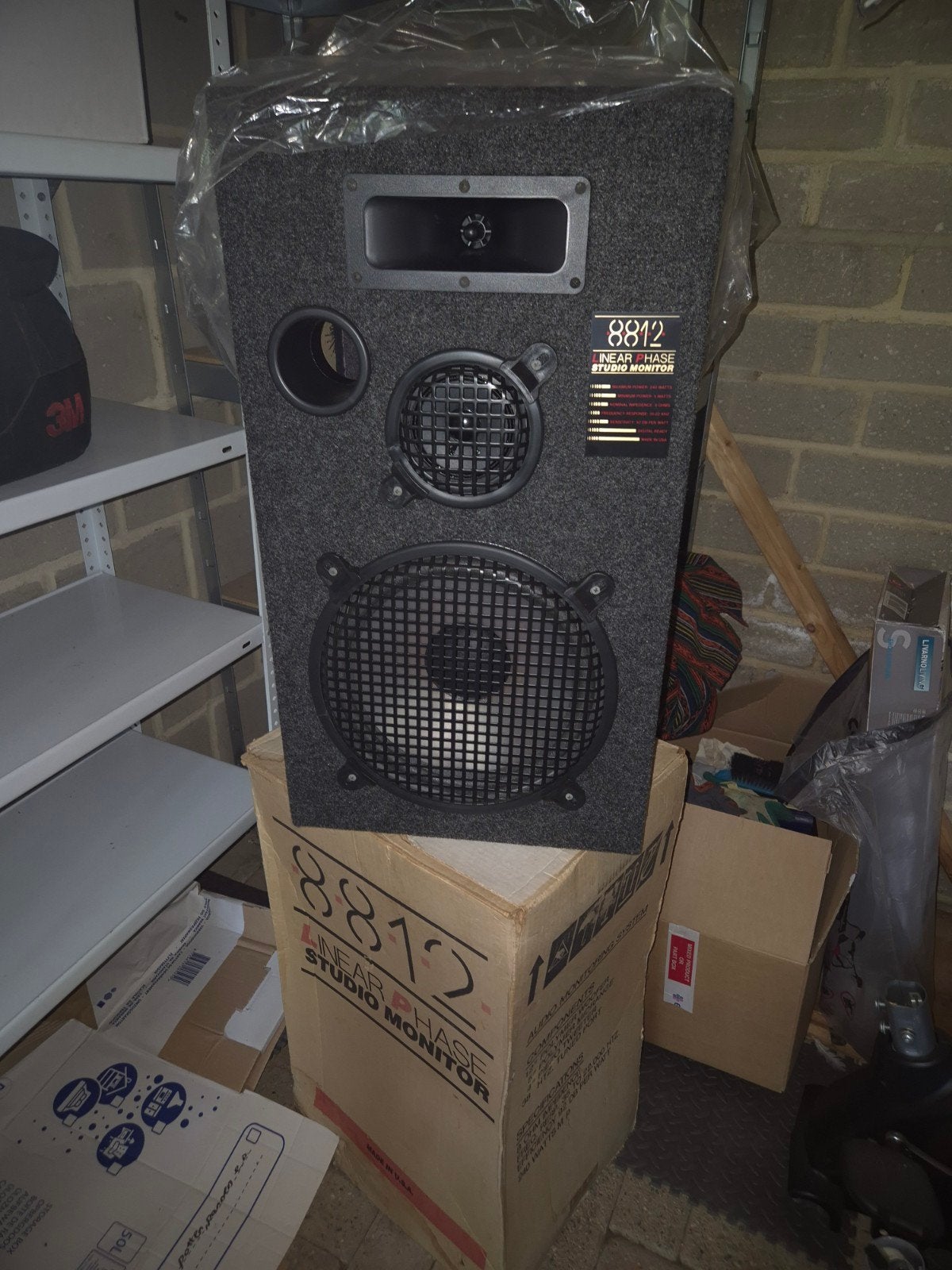 Vintage Linear Phase 8812 Speakers –NIEUW IN DOOS! set van 2, Audio, Tv en Foto, Ophalen, Nieuw, 150 watt of meer, Studiomonitor