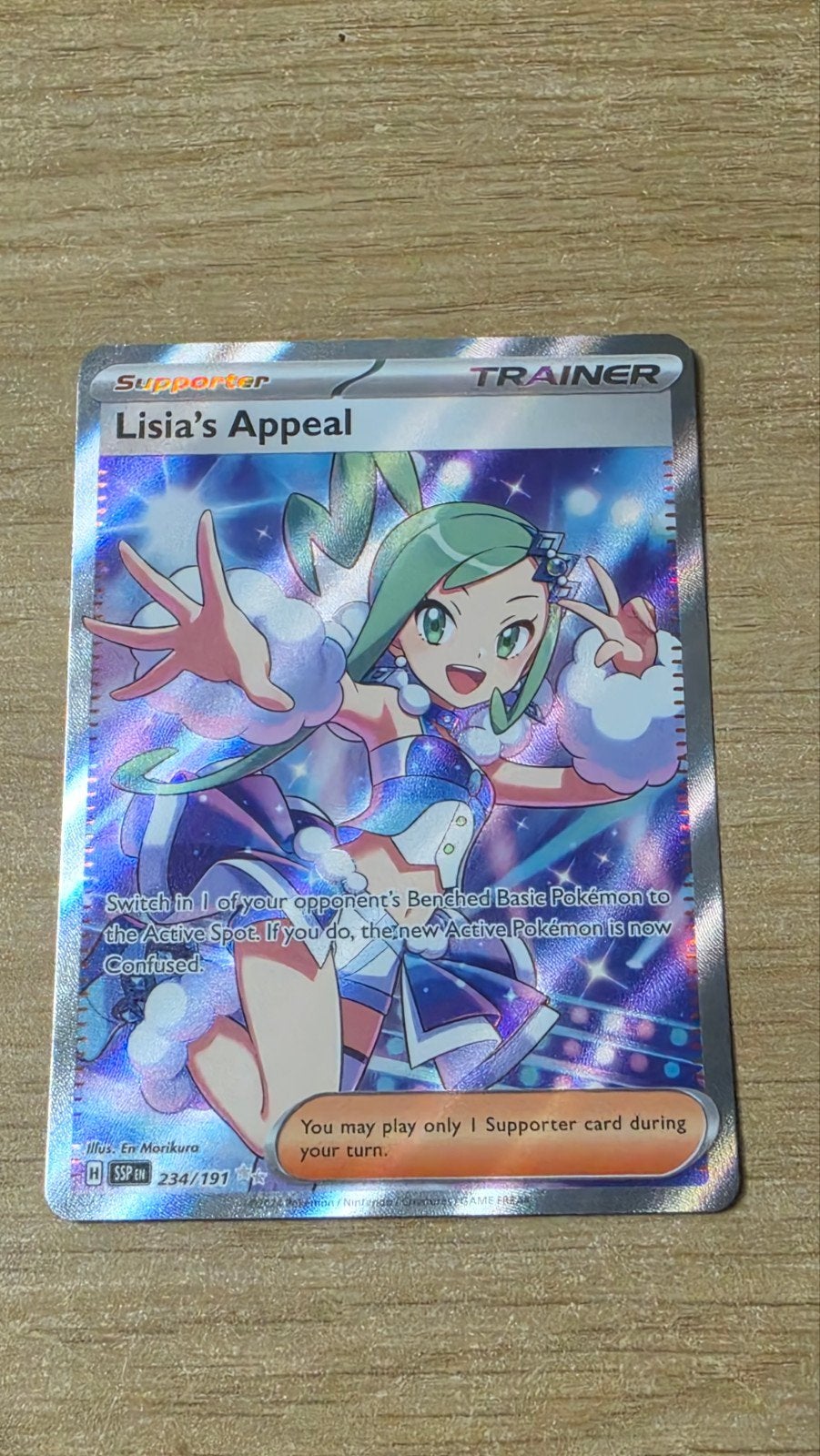 Lisia's appeal 234/191, Ophalen