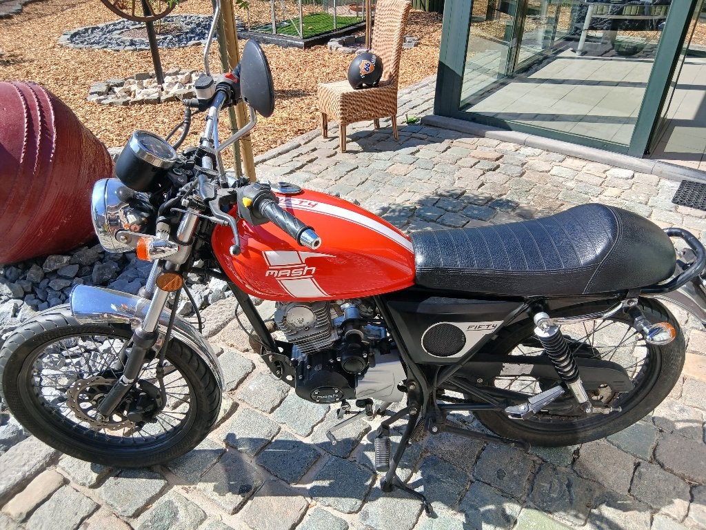 mash , café racer , 50 cc , van 2018 , 14.177 km  , motor ,, Motoren, Gebruikt, Particulier, Overig, 50 cc