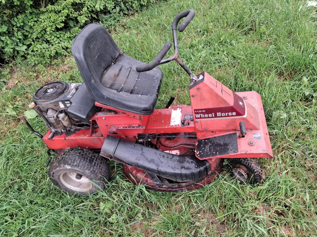 Tracteur tondeuse, Ophalen