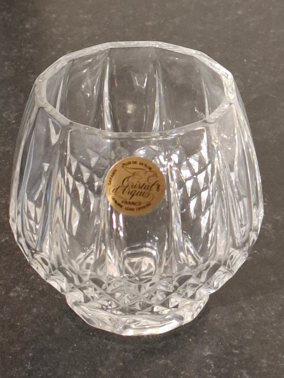 Cristal d'Arques theelichthoudertje 8,4 x 6,6 cm, Antiek en Kunst, Ophalen