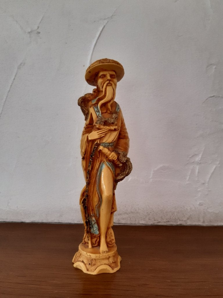 Beeld van Oosterse krijger - 18.5 cm hoog, Enlèvement ou Envoi, Utilisé