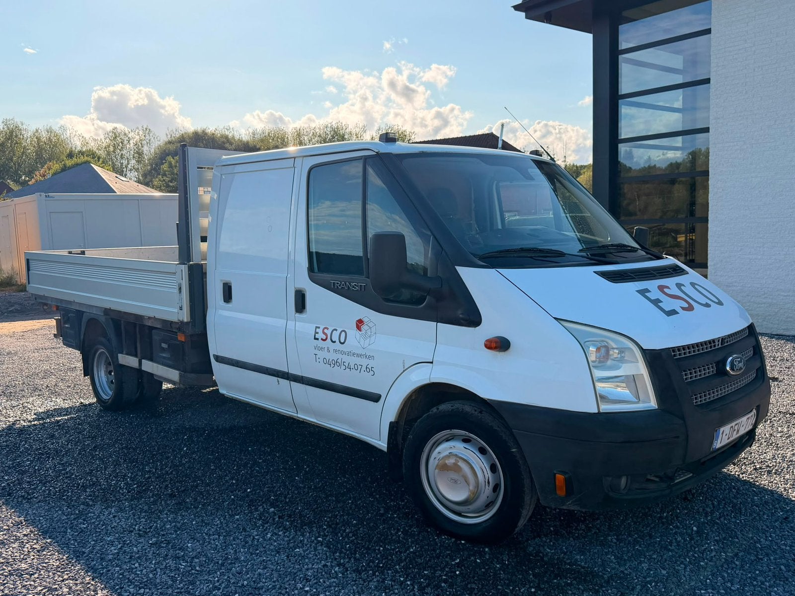Ford transit 2.2TDCI Double Tyre 2012 60.000Km airco, Euro 5, Bedrijf, 5 deurs, Airconditioning