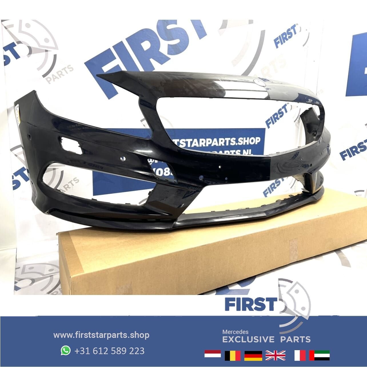 W176 BUMPER A45 AMG VOORBUMPER ORIGINEEL Mercedes A Klasse 2, Gebruikt, -, Voor, Ophalen of Verzenden
