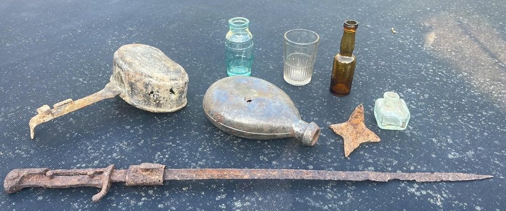 Lot duits WW1, Ophalen of Verzenden, Landmacht, Hulzen of Bodemvondsten