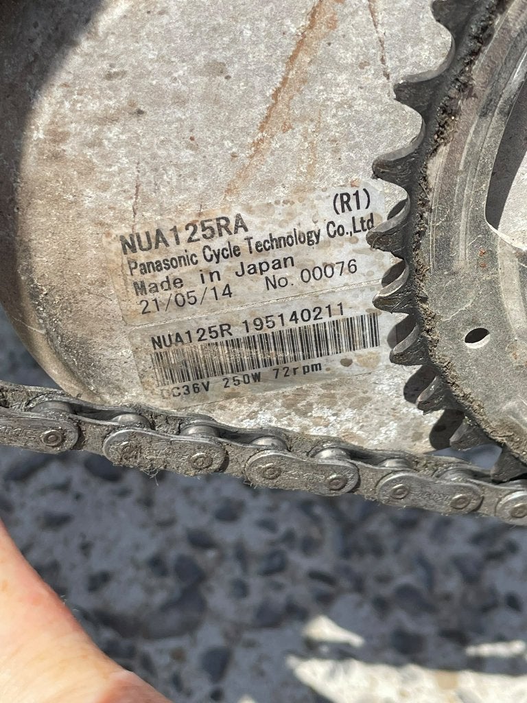 GEZOCHT Panasonic middenmotor NUA 125 RA voor Flyer e-bike, Fietsen en Brommers, Ophalen, Elektrische fiets, Motor