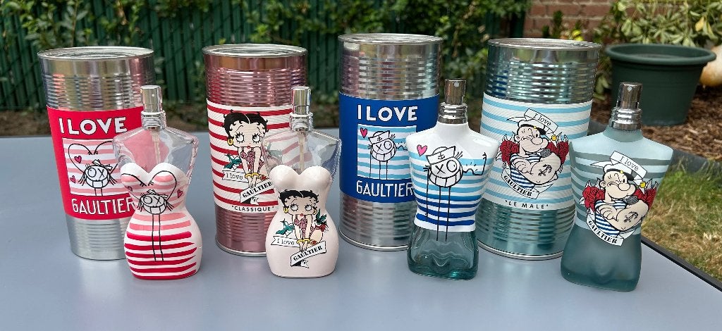 Parfumflesjes Speciale Edities Jean Paul Gaultier, Verzamelen, Parfumverzamelingen, Ophalen of Verzenden, Gebruikt, Parfumfles