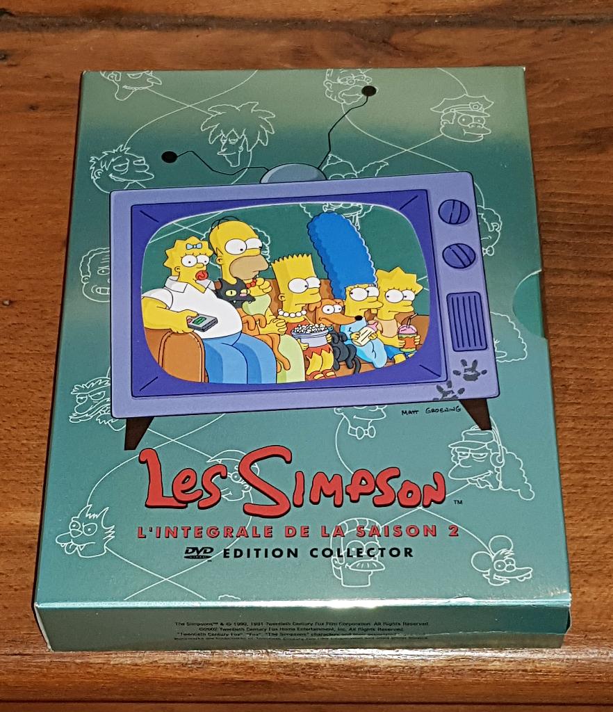 Les simpson, saison 2, À partir de 16 ans, Envoi, Utilisé, Coffret