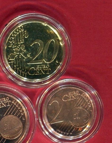 Pièces en euro (Proof) 1999, Timbres & Monnaies, Monnaies | Europe | Monnaies euro, Envoi, Belgique, 2 centimes, Série
