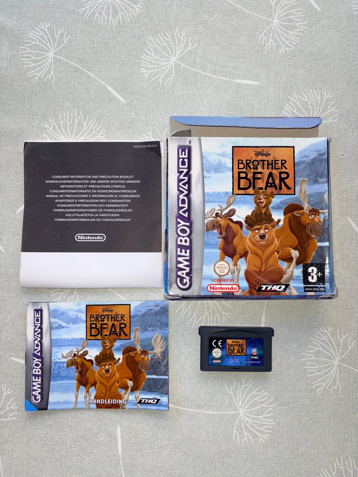 Game Boy Advance game Disney's Brother Bear, Avontuur en Actie, Gebruikt, 1 speler, Ophalen of Verzenden