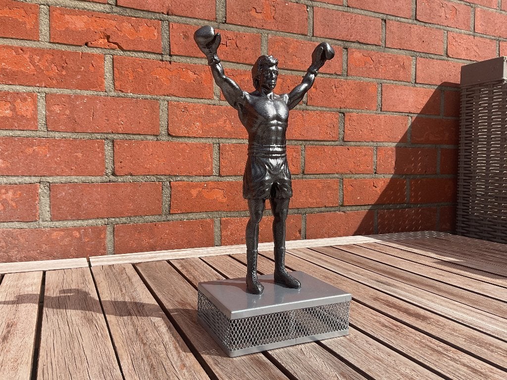 Rocky Balboa-standbeeld 3D zelf geschilderd +/_ 30 cm, Enlèvement ou Envoi