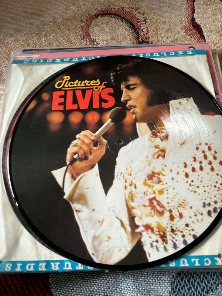 Elvis picture disc lp, Pictures of Elvis I. slechts 10 euro., Cd's en Dvd's, Vinyl | Rock, Picture disc, Ophalen of Verzenden
