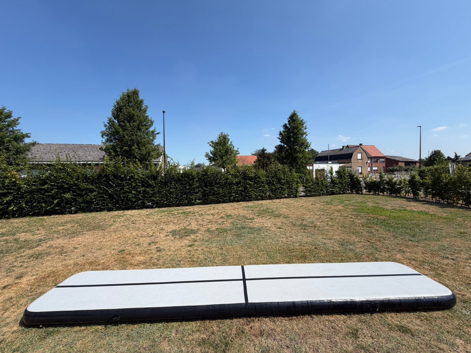 Pistes d'atterrissage de 6 m x 1 m x 20 cm, Sports & Fitness, Gymnastique, Enlèvement ou Envoi, Utilisé, Multicolore, Matériel