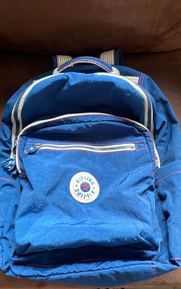 Kipling sac école sac à dos cartable, Enlèvement, Utilisé, Bleu, Sac à dos