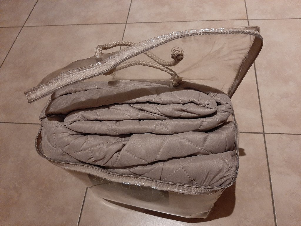 Nieuwe beige/bruine zetel-/bankhoes - 3-zit, Ophalen, Nieuw