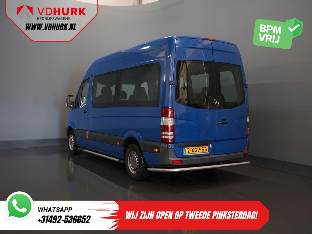 Mercedes-Benz Sprinter 213 2.2 CDI Aut. L2H2 €11.495,- Incl., Auto's, Automaat, 173 g/km, Blauw, Mercedes-Benz