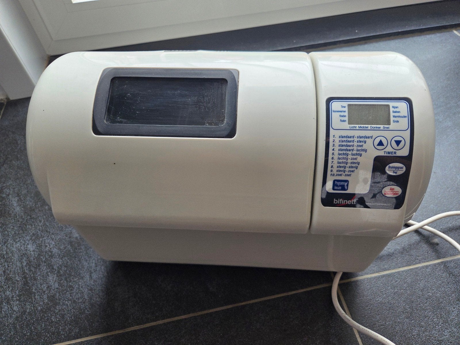 Broodmachine bifinett, Elektronische apparatuur, Ophalen, Gebruikt, Met timer, Kijkvenster