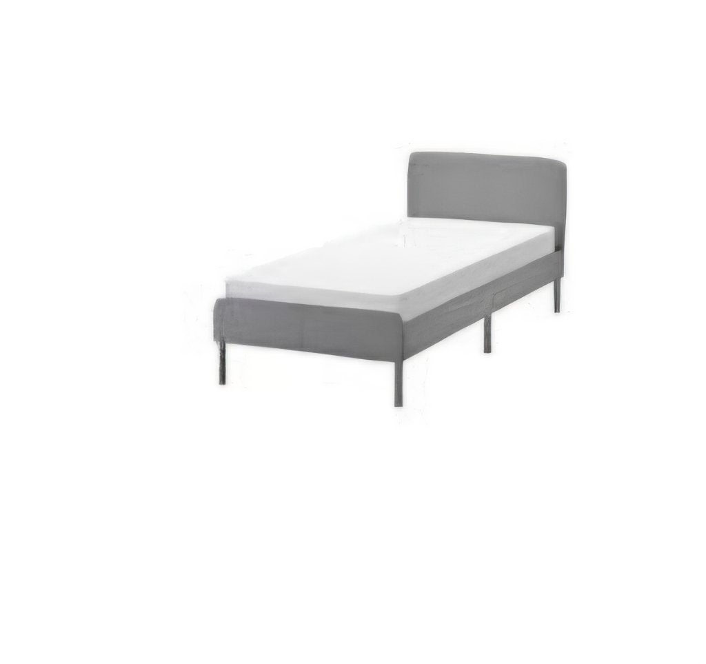 Bed ikea slattum, Huis en Inrichting, Ophalen, 90 cm, Eenpersoons, Blauw