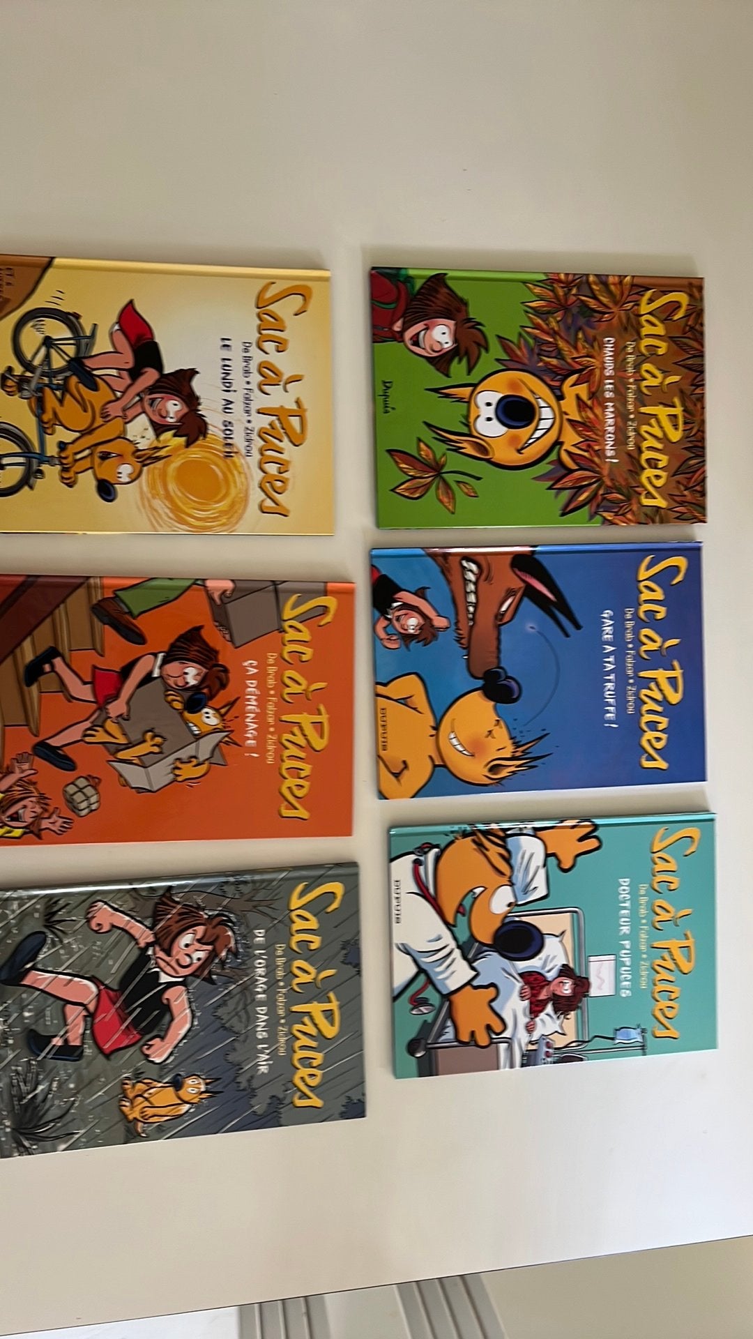 Sac a puces. 6 albums, Livres, Enlèvement ou Envoi, Comme neuf