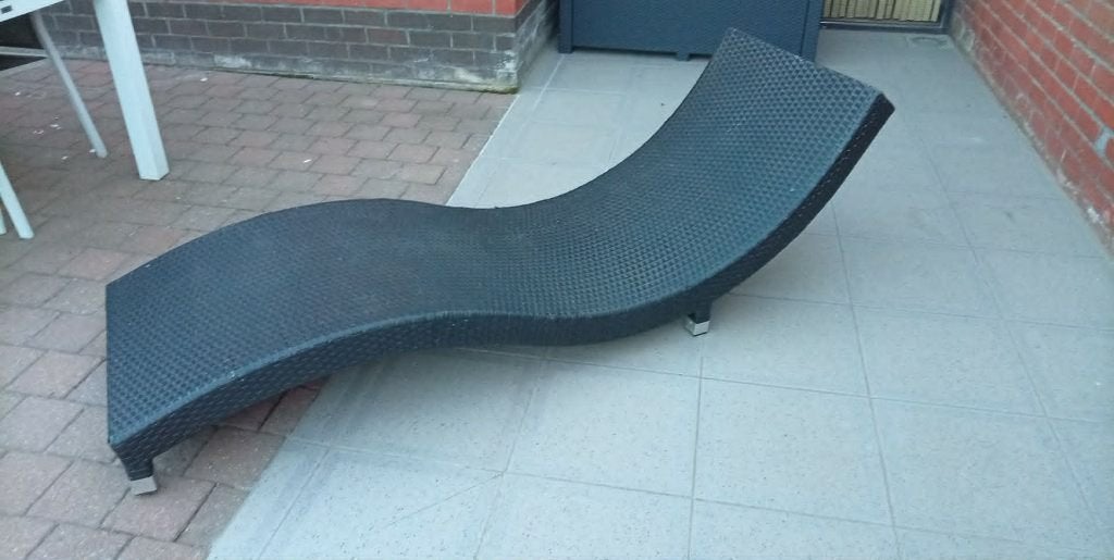 Lig zetel, Ophalen, Zo goed als nieuw, Kunststof