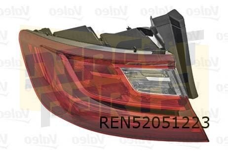 Renault Megane IV (11/15-8/20) achterlicht links buiten orig, Neuf, -, Renault, -
