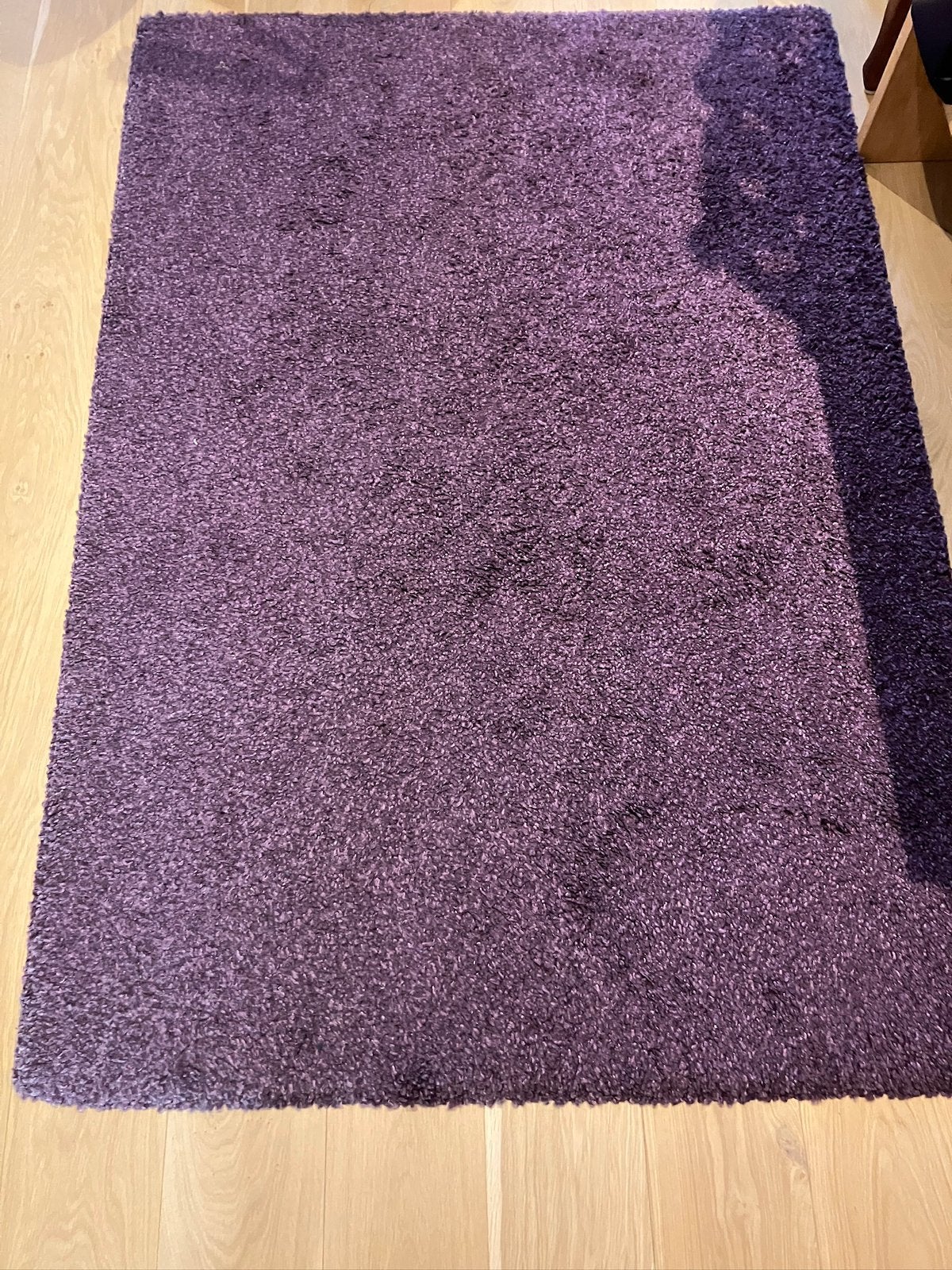 Tapijt ikea 170x120cm grijs-paars, Enlèvement, Comme neuf, Gris