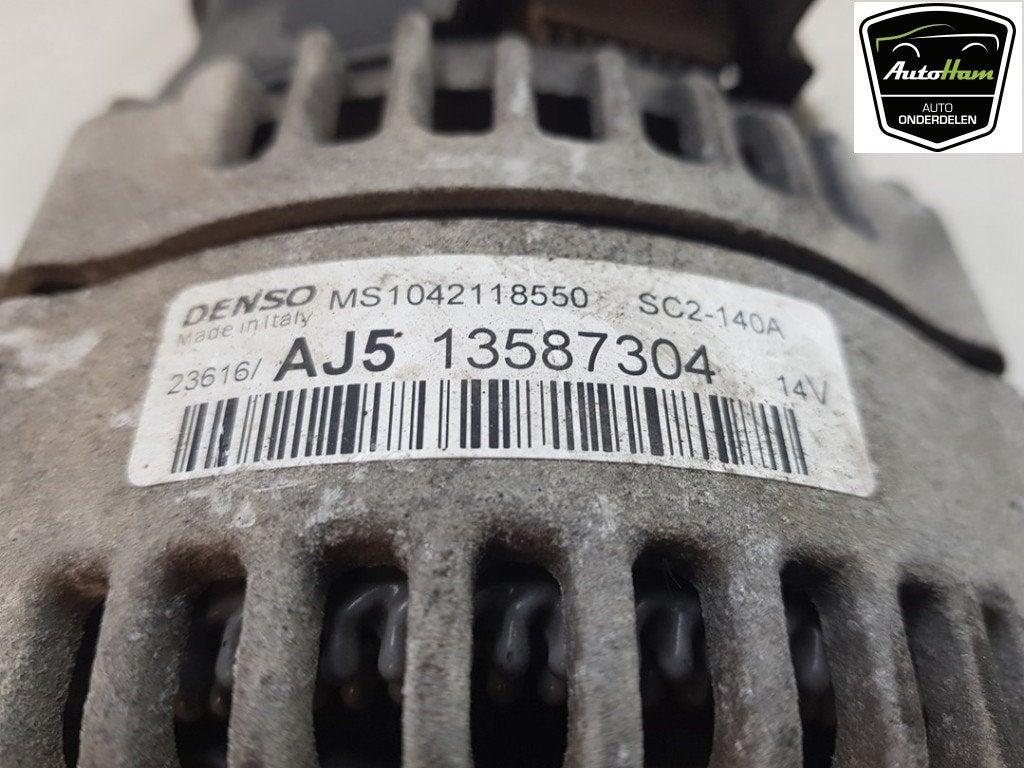 ALTERNATEUR Opel Astra K Sports Tourer (07-2014/12-2022), DENSO EUROPE B.V., Info@denso.nl, Opel, Utilisé