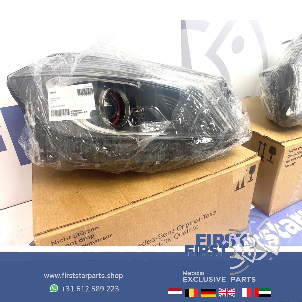 W176 A KLASSE A45 AMG LED ILS KOPLAMP RECHTS RODE RING INTEL