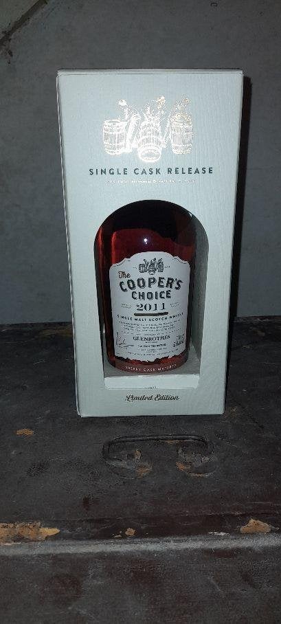 cooper s choice glenrothes whisky, Verzamelen, Ophalen of Verzenden, Nieuw, Overige gebieden, Overige typen
