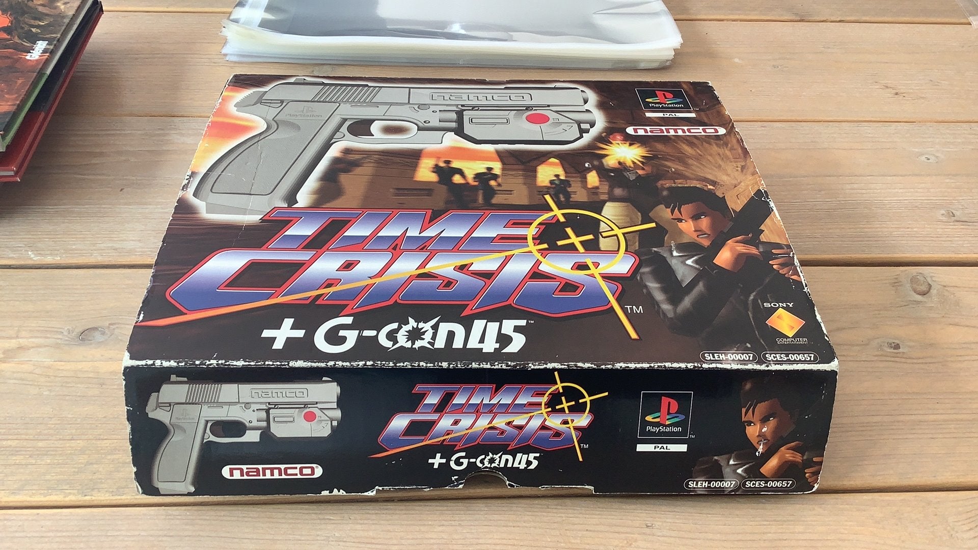PlayStation Time crisis + Gcon 45 - Big box, Ophalen of Verzenden