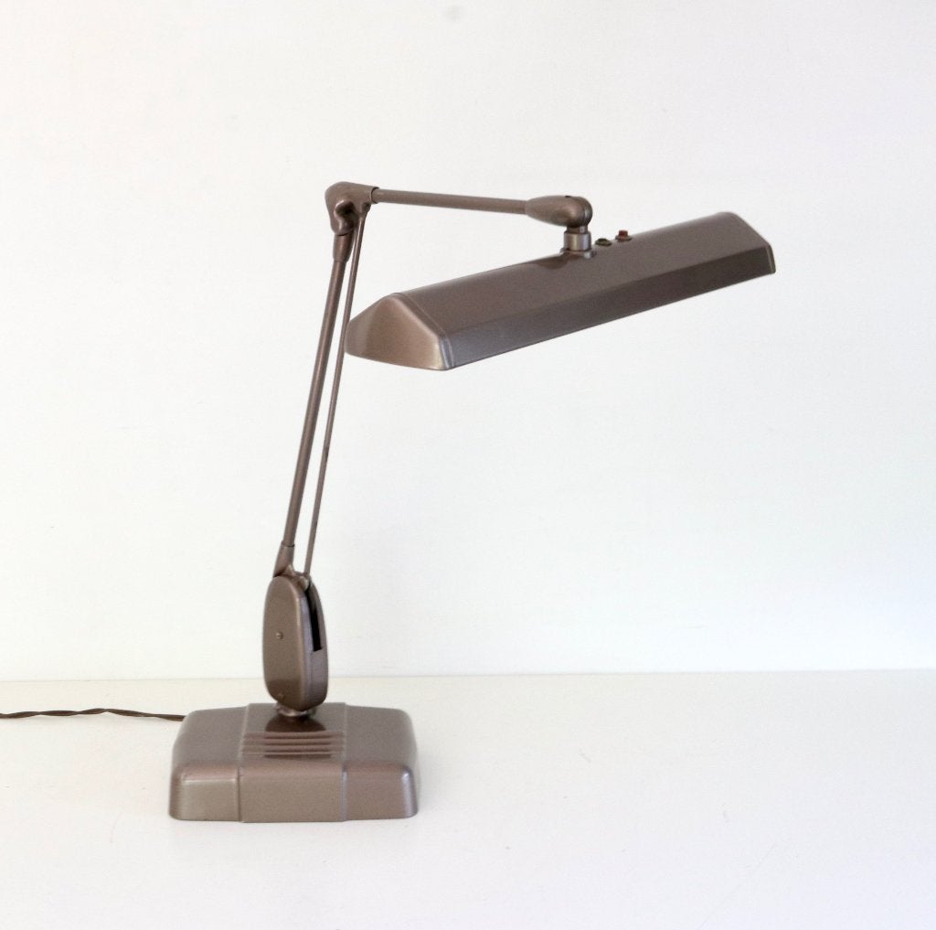 Vintage Dazor "Floating Fixture" bureaulamp, Antiek en Kunst, Ophalen