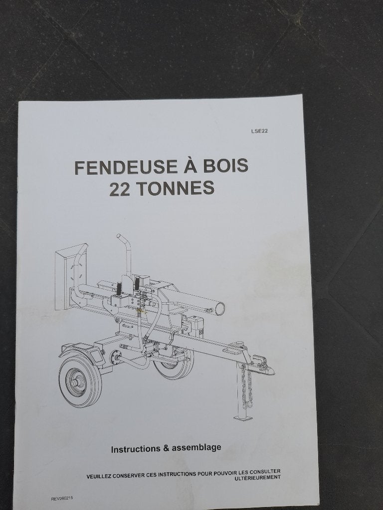Fendeuse a bois, Lazer, Enlèvement, Utilisé, Manuelle