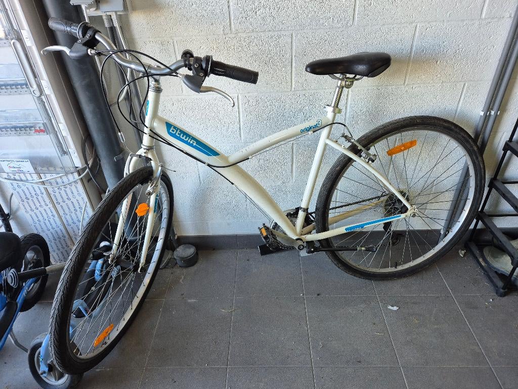 Vélo B’Twin Original 3 blanc, Enlèvement, Comme neuf, Hommes, Autres marques