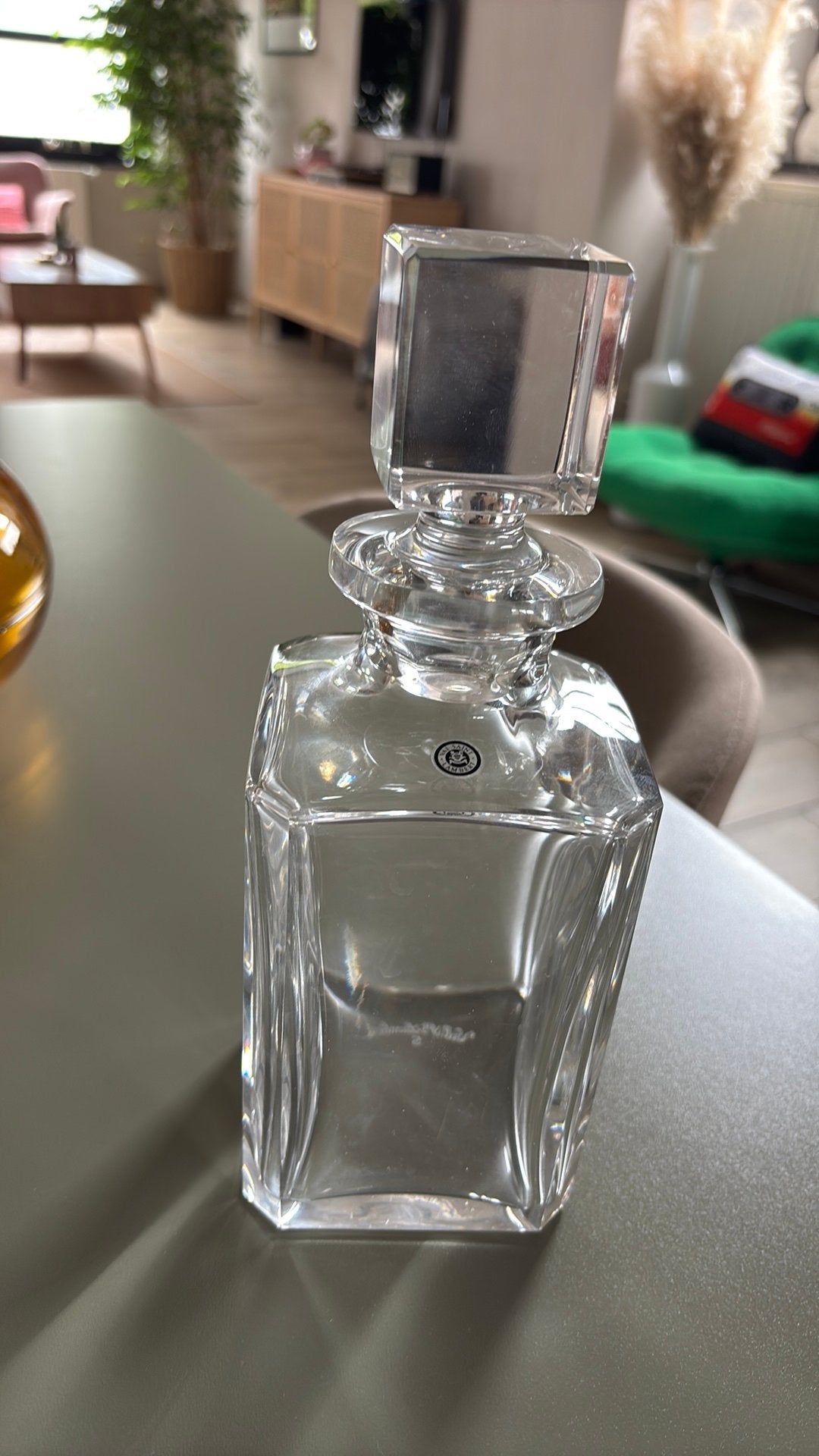 Carafe a vin cristal Val Saint Lambert, Antiek en Kunst, Ophalen