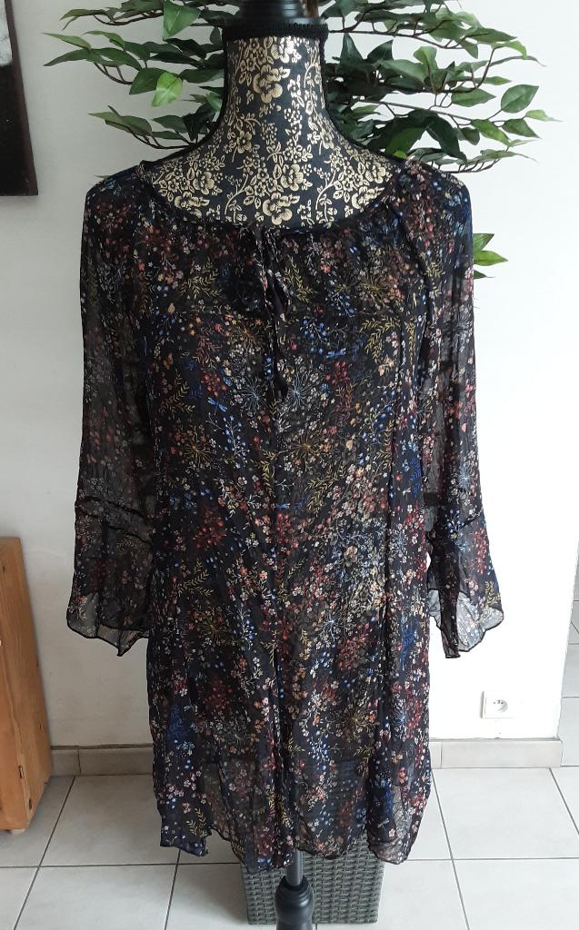 Tunique voile Cassis "Séville" taille+-40, Vêtements | Femmes, Cassis, Enlèvement ou Envoi, Comme neuf, Taille 38/40 (M)