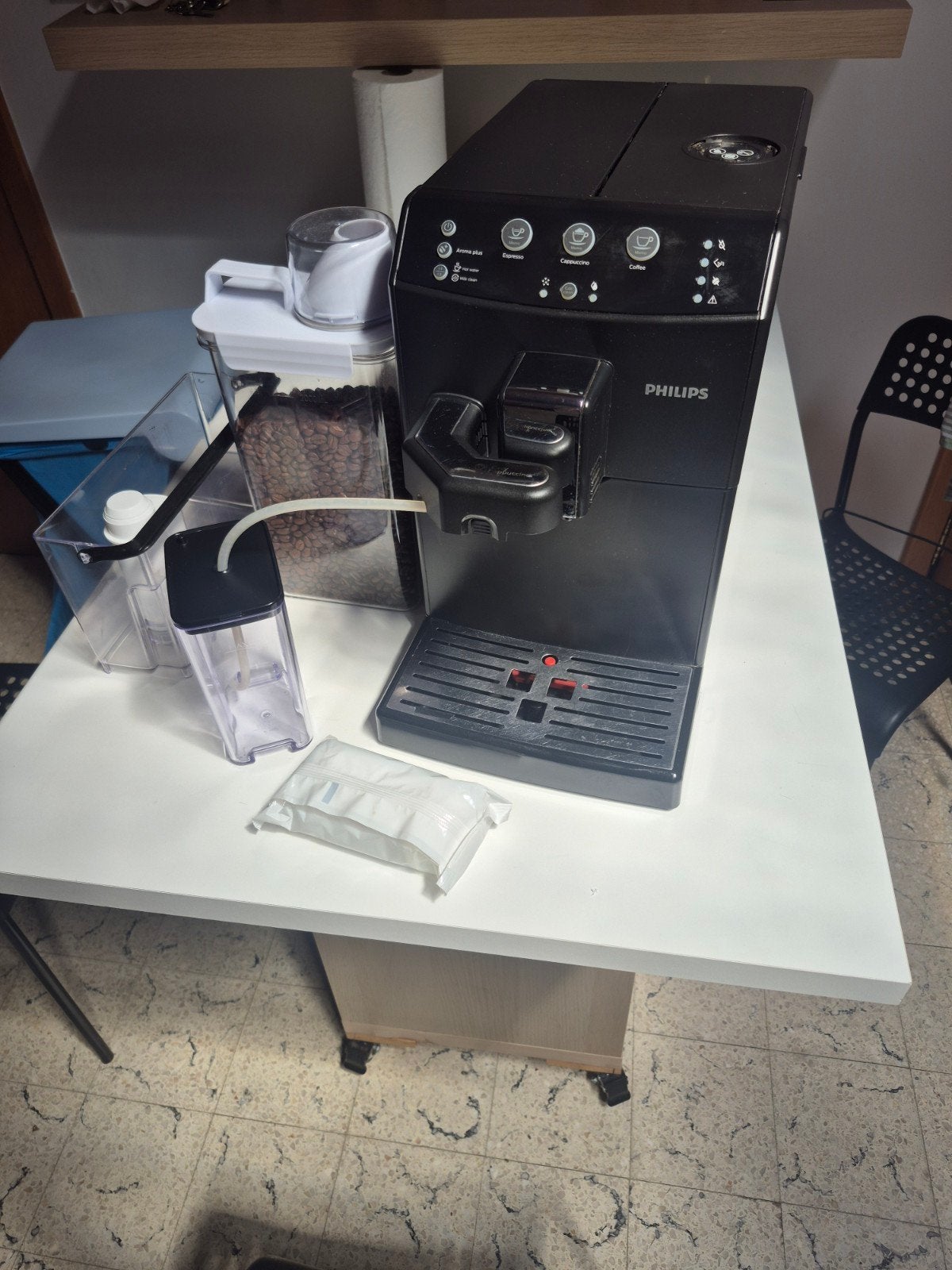 Philips Koffiemachine HD8829, Electroménager, Accessoires de machine à café, Enlèvement, Utilisé, Grains de café, Philips