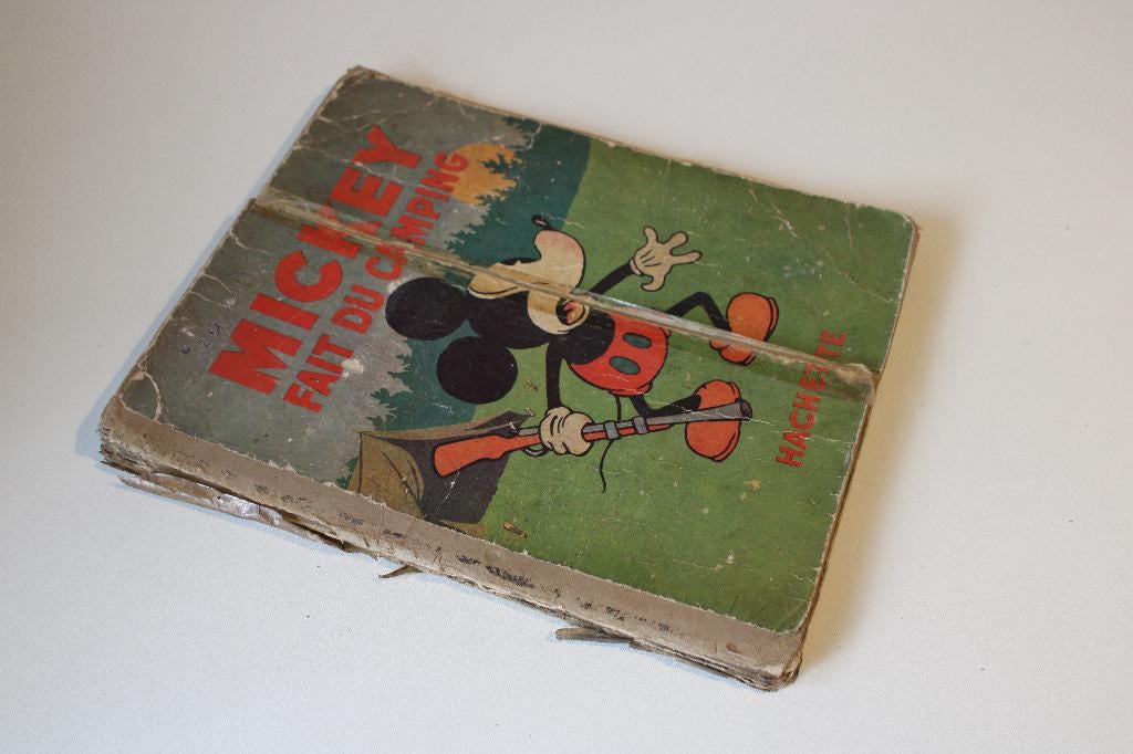 Mickey fait du camping (1933), Enlèvement ou Envoi, Utilisé, Walt Disney, Une BD