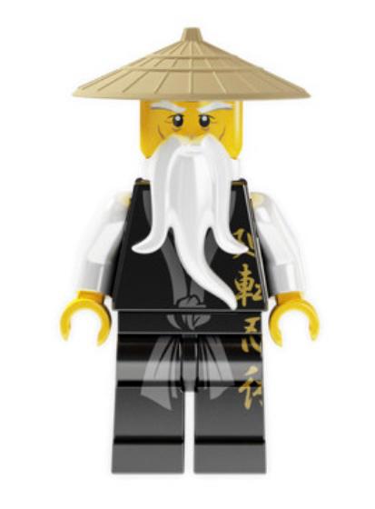 Lego Ninjago Sensei Wu Pilot Minifiguur #50, Kinderen en Baby's, Lego, Ophalen of Verzenden, Zo goed als nieuw, Minifiguur