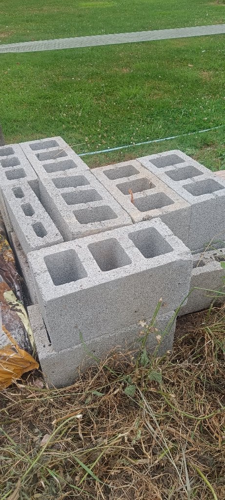 Betonblokken, Doe-het-zelf en Bouw, Ophalen, Zo goed als nieuw, Beton