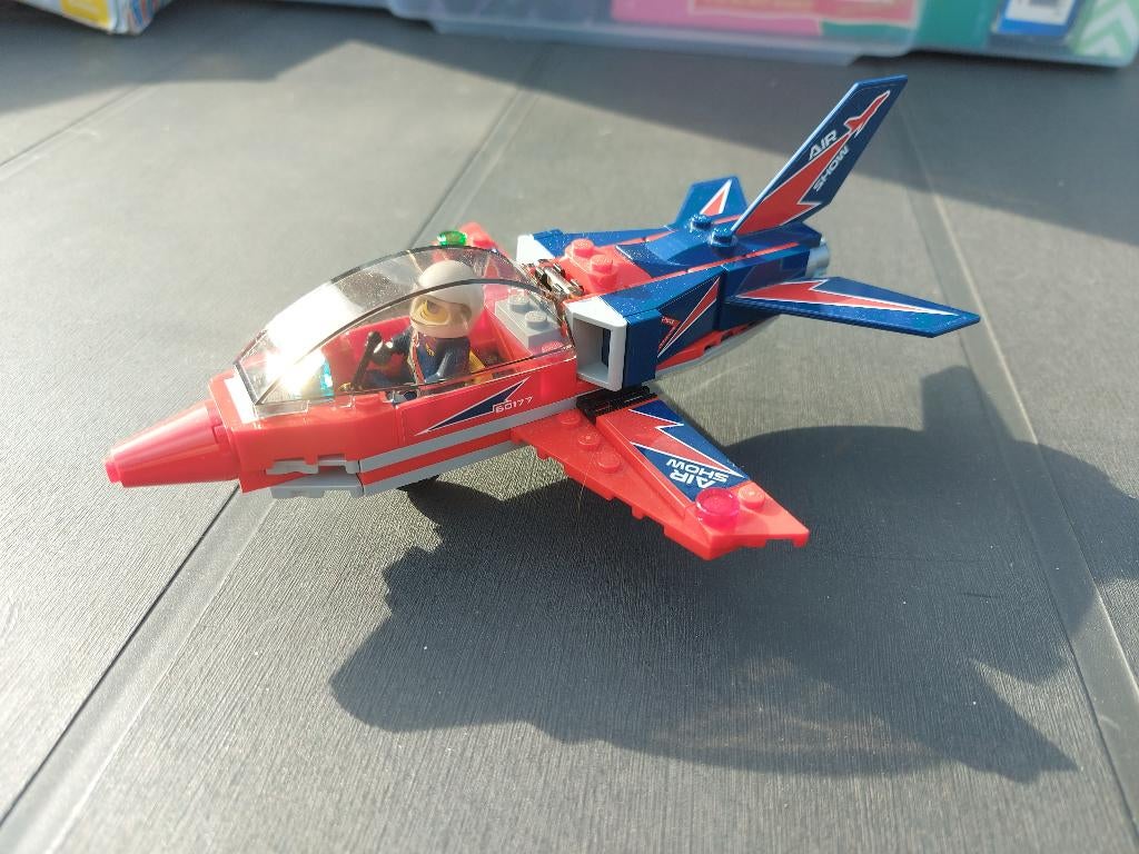 Lego City „De Aerobatic Jet” 60177, Ophalen of Verzenden, Zo goed als nieuw, Losse stenen, Lego