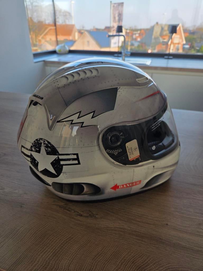 Motohelm 57 58 cm (m), Motoren, Ophalen of Verzenden, M