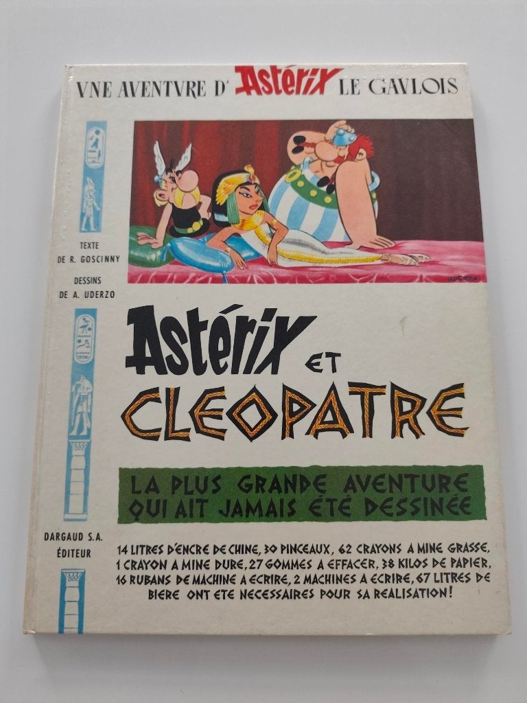 Astérix et Cléopâtre – Éditions du Lombard –1965, Goscinny uderzo, Eén stripboek, Ophalen of Verzenden, Zo goed als nieuw