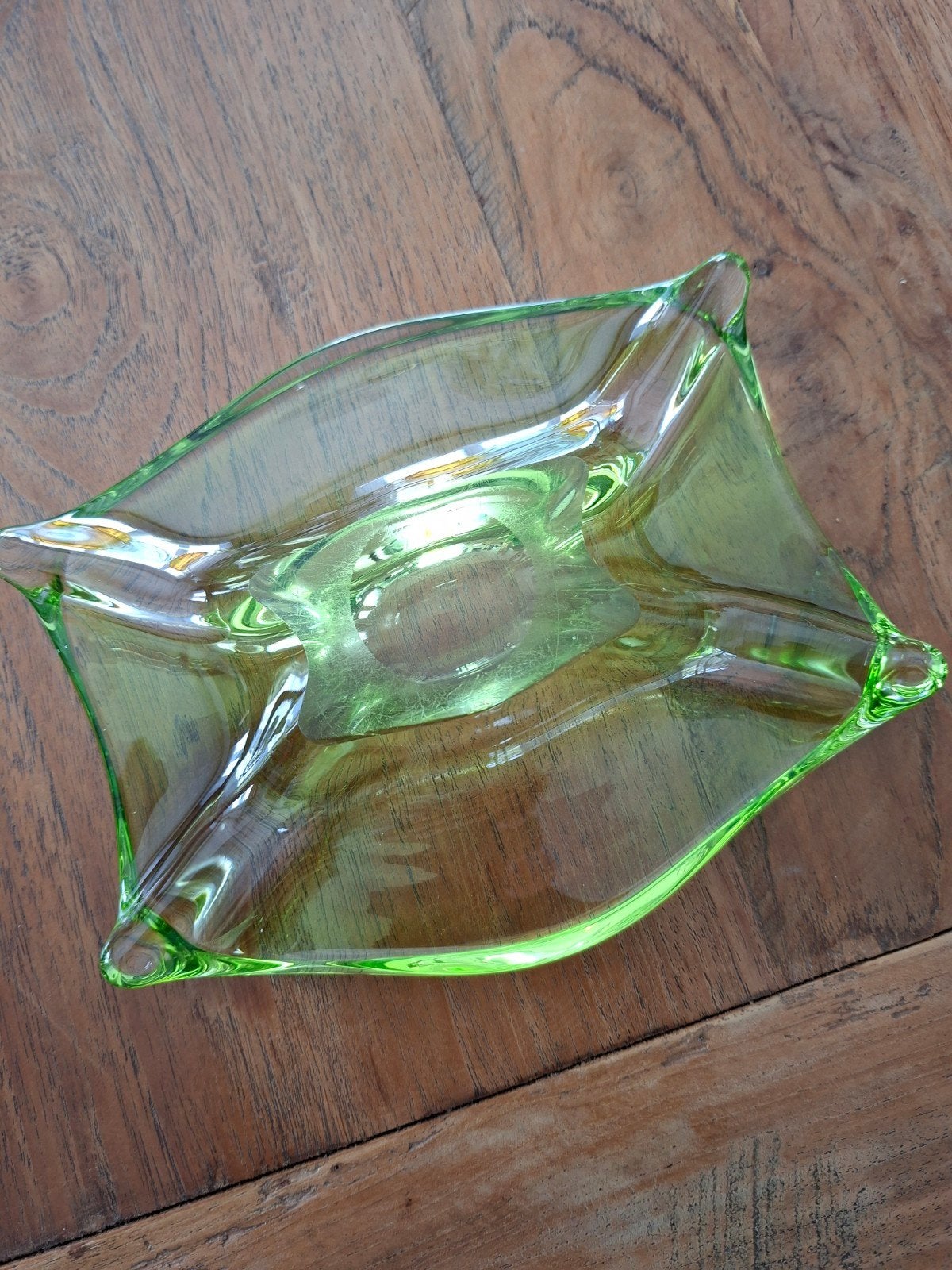val Saint lambert schaal uranium glas, Ophalen