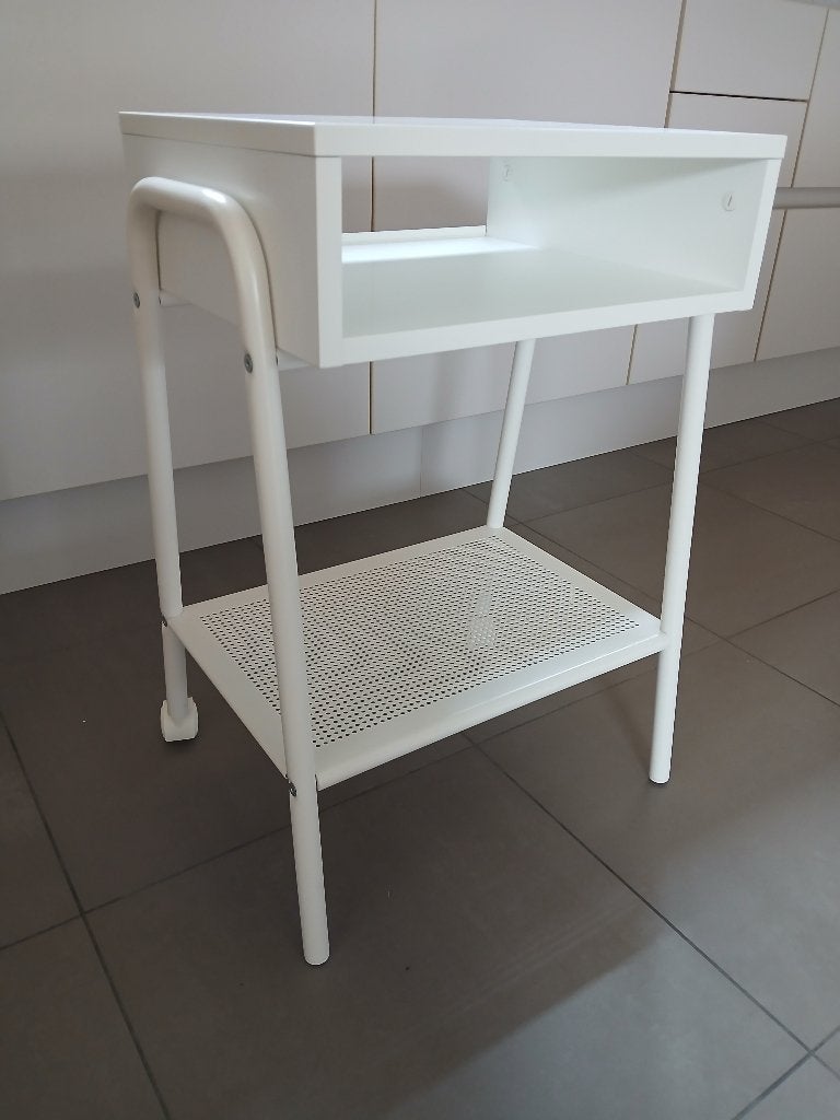 Tafeltje / Nachtkastje / Kleine opberger, Ophalen, Minder dan 55 cm, Zo goed als nieuw, 60 cm of meer
