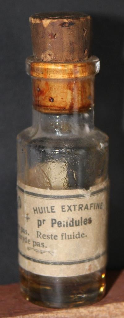 antiek olieflesje voor gebruik in klokken, Ophalen of Verzenden