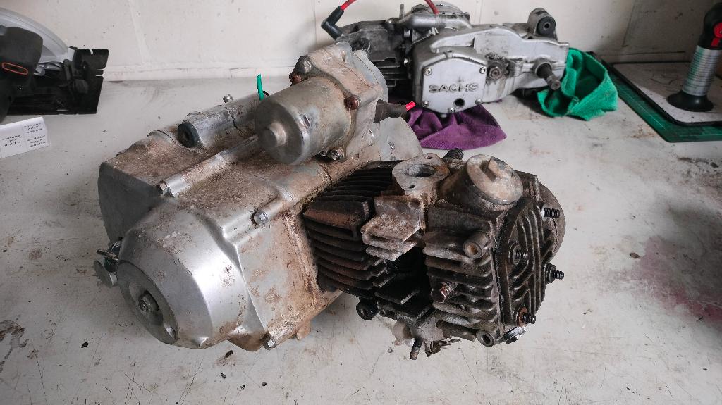 4 takt 50cc quad/brommer motor, Motoren, 1 cilinder, 50 cc