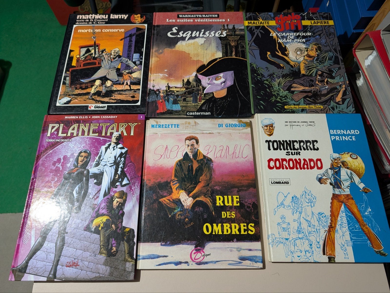 lot 64 bande dessinée, Enlèvement